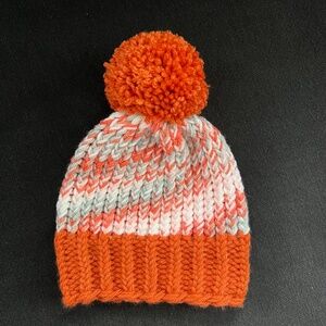 NEW Handmade Knit Baby Hat with PomPom